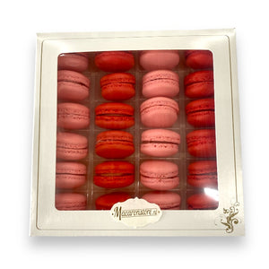 24 stuks Macarons Valentijn - Macaronstore.nl