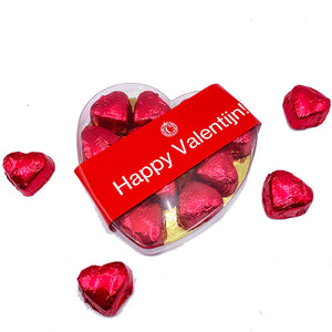 Hart gevuld met ambachtelijke hartjesbonbons Valentijn Brievenbuspost - Macaronstore.nl
