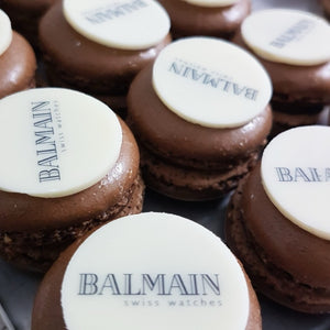 Macaron de Paris met logo (vanaf 40 stuks)