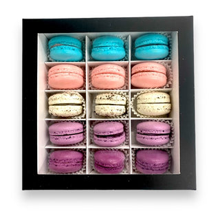 Luxe macaronsbox met 15 macarons (zelf samenstellen) - Macaronstore.nl