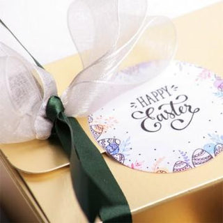 125 gram amb. paaseitjes in gouden doosje - Macaronstore.nl