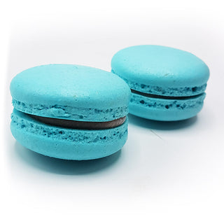Lichtblauwe Macaron Bosvruchten per stuk bestellen - Macaronstore.nl
