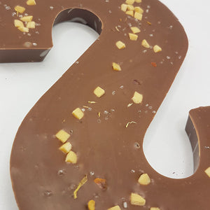 Luxe chocoladeletter Salted Caramel S per stuk - Macaronstore.nl