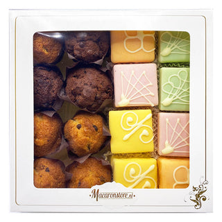 Mixbox Mini Muffins en Petit Fours - Macaronstore.nl